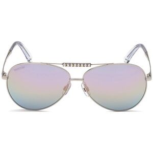 Swarovski Rainbow Mirror Aviator Sunglasses